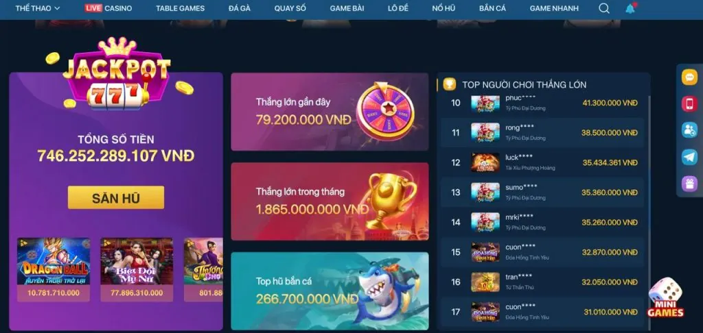 Kho trò chơi đa dạng tại 68 Game Bài